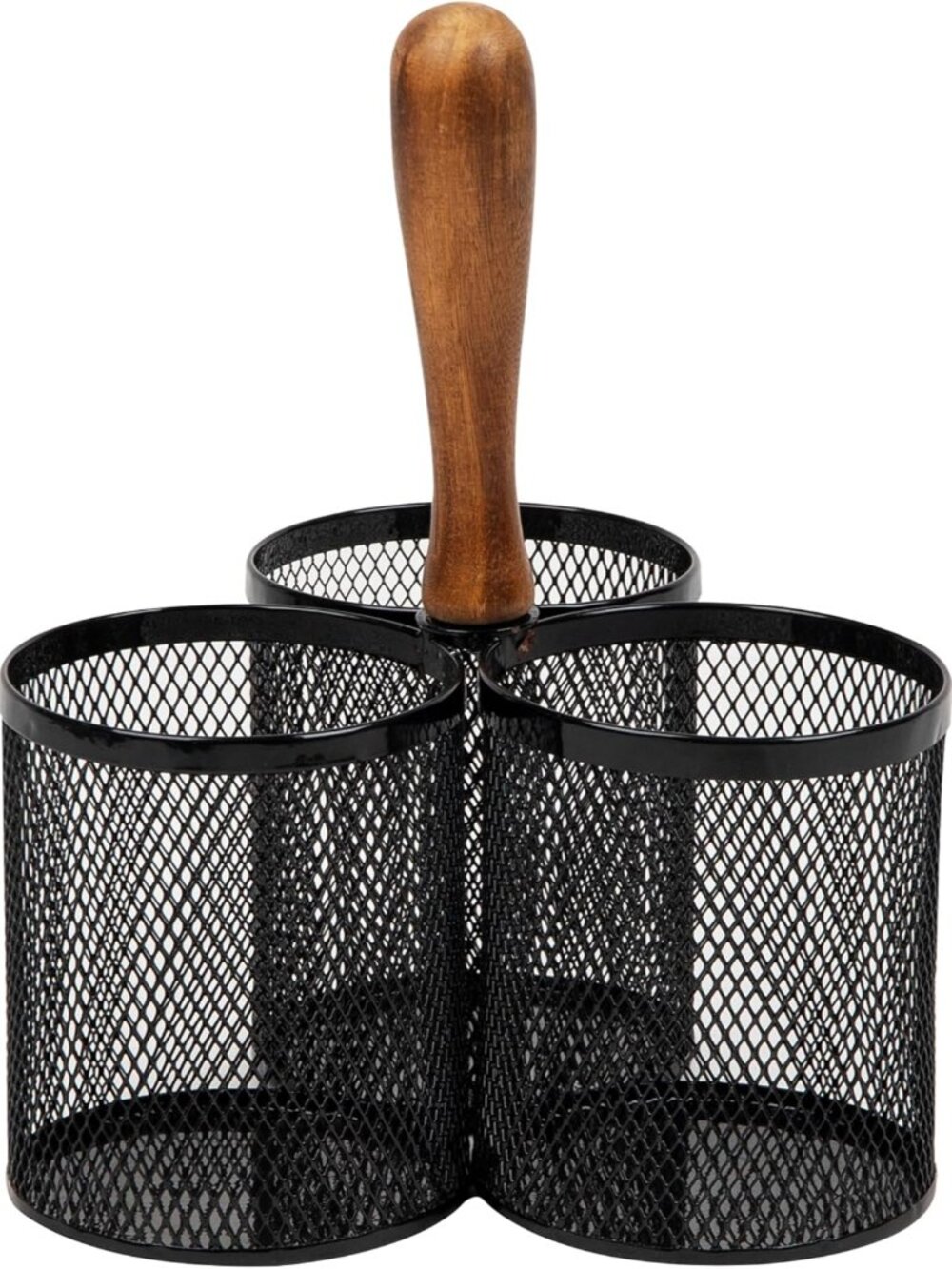 Utensil Holder, Silverware Organizer, Caddy, Cutlery Holder, Kitchen, Metal Mesh - Picture 7 of 7
